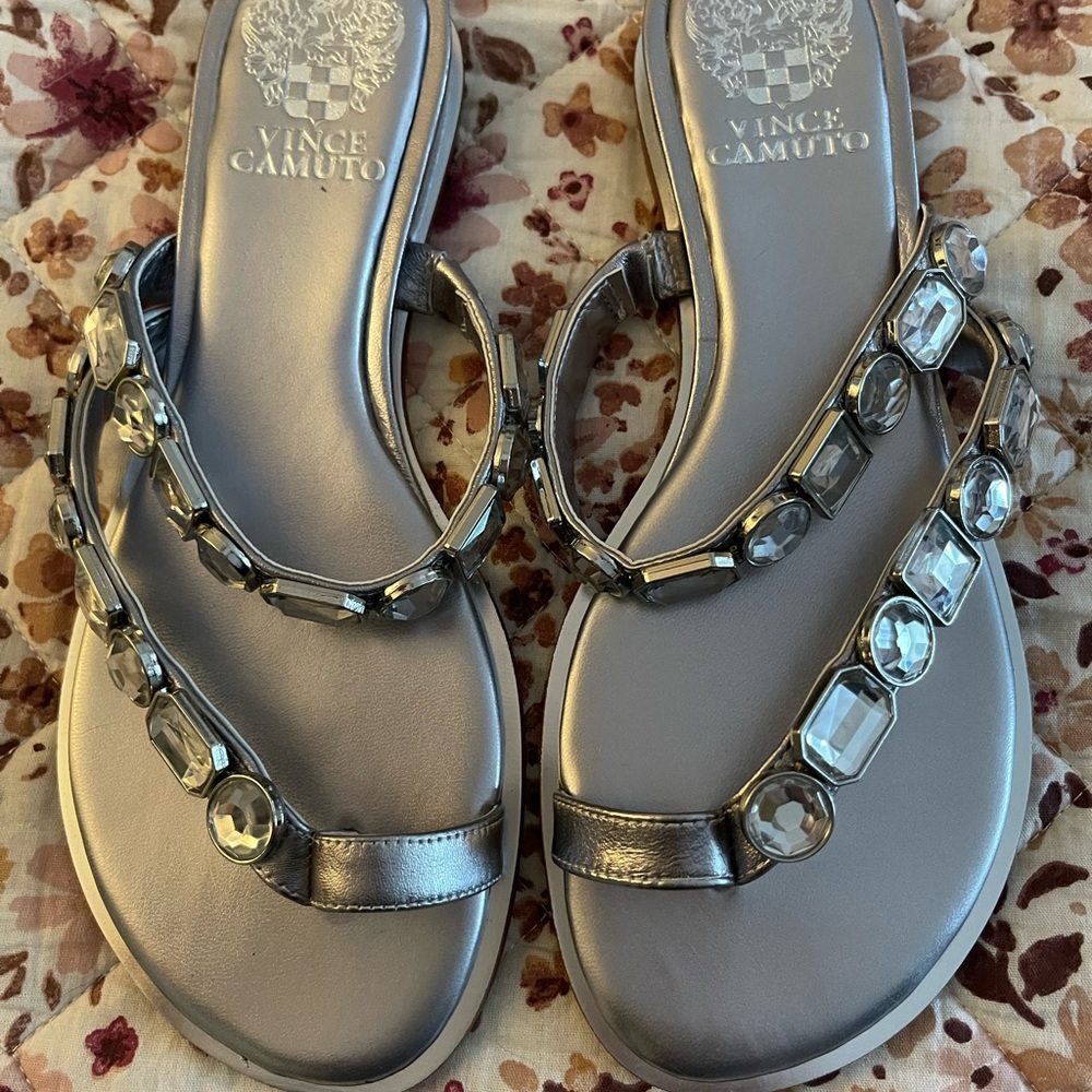 Vince Camuto rhinestone sandal